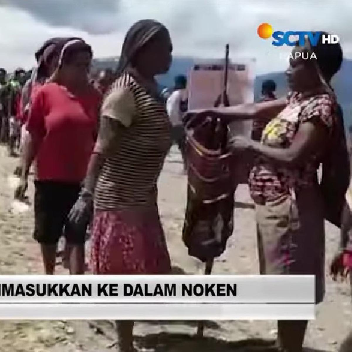 Pilkada di Papua Tengah menggunakan sistem noken