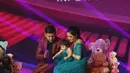 Sebelumnya bocah lucu ini sempat sakit menjelang malam puncak Infotainment Awards 2016. Sebagai ibu yang menyayangi buah hatinya, Gisel menjadikan piala ajang ini sebagai obat untuk Gempi. (Nurwahyunan/Bintang.com)