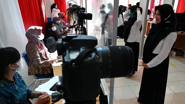 Melihat Peserta Ikuti SKD CPNS 2021 di Banda Aceh