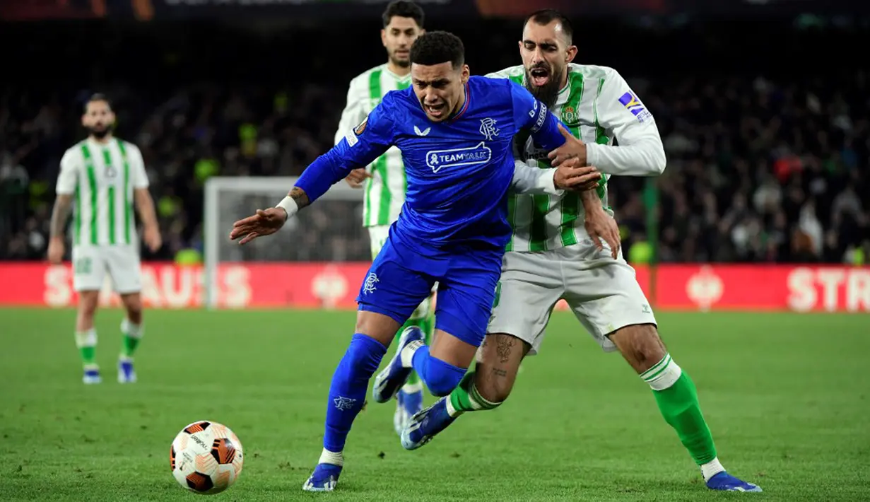 Pasalnya di laga lain Grup C, Aris Limassol juga harus takluk dari Sparta Praha dengan skor 1-3. (CRISTINA QUICLER/AFP)