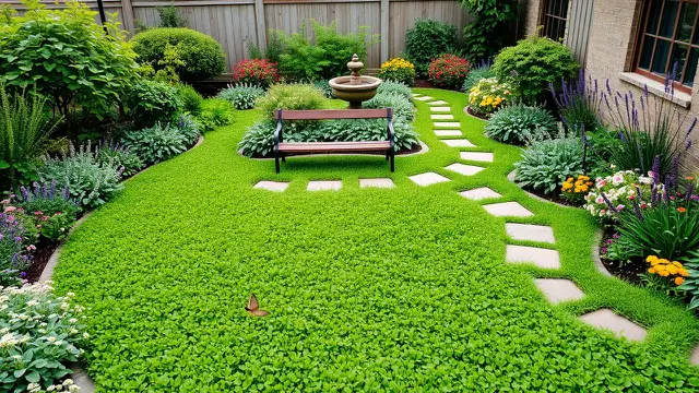 10 Inspirasi Taman Rumput Tanpa Perawatan Ribet, Cocok untuk Halaman Kecil