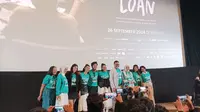 Foto para cast dan orang-orang yang membuat film Home Sweet Loan saat konferensi pers. (Dok. Liputan6).