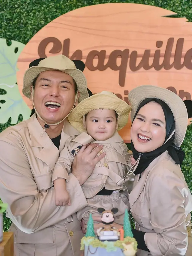 7 Momen Ulang Tahun Pertama Baby Shaquille, Putra Cut Meyriska dan Roger Danuarta