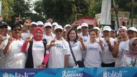 Wulan Guritno (ketiga dari kanan) beserta beberapa artis lainnya akan turut meramaikan Mekaki Marathon 2018 (istimewa)