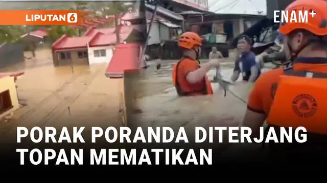 Topan Kalmaegi Tenggelamkan Rumah, Renggut 26 Nyawa