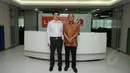 Dua pejabat di lingkungan Kantor Ekonomi dan Perdagangan Taipei (TETO) mengunjungi ruang redaksi Liputan6.com di kawasan Senayan, Jakarta, Selasa (27/1/2015). (Liputan6.com/Helmi Fithriansyah)