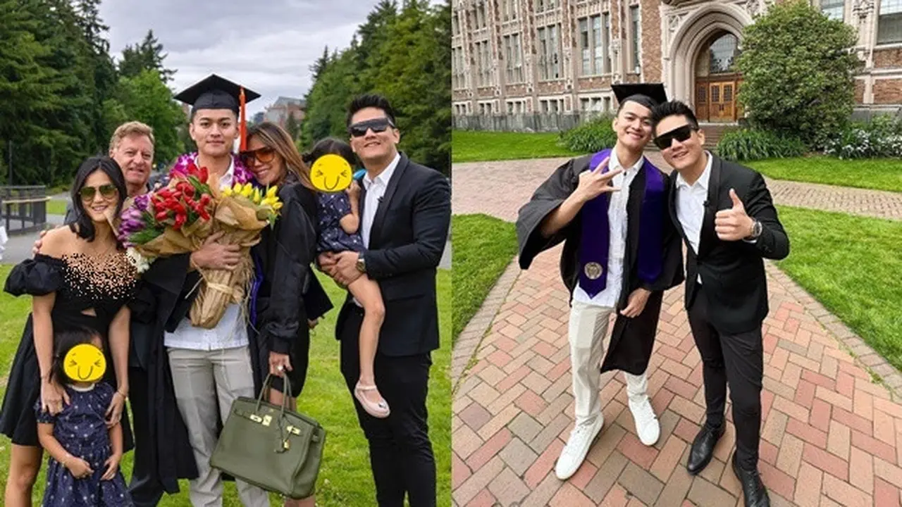6 Momen Wisuda Mario Hartanto Adik Boy William, Lulus dari University of Washington