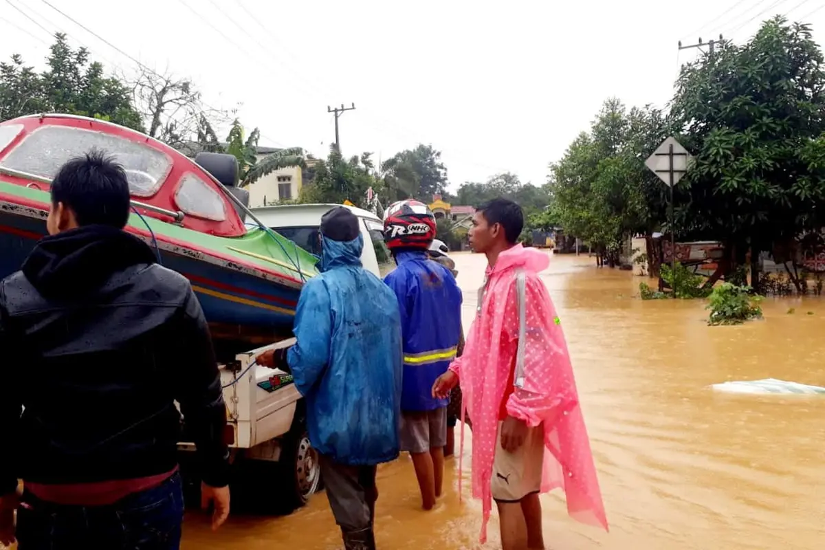 Kondisi banjir di Kalimantan Selatan