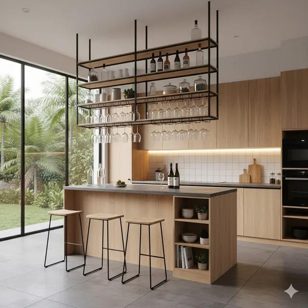 7 Model Dapur Bartender Minimalis, Desain Stylish yang Praktis untuk Rumah Modern 2025