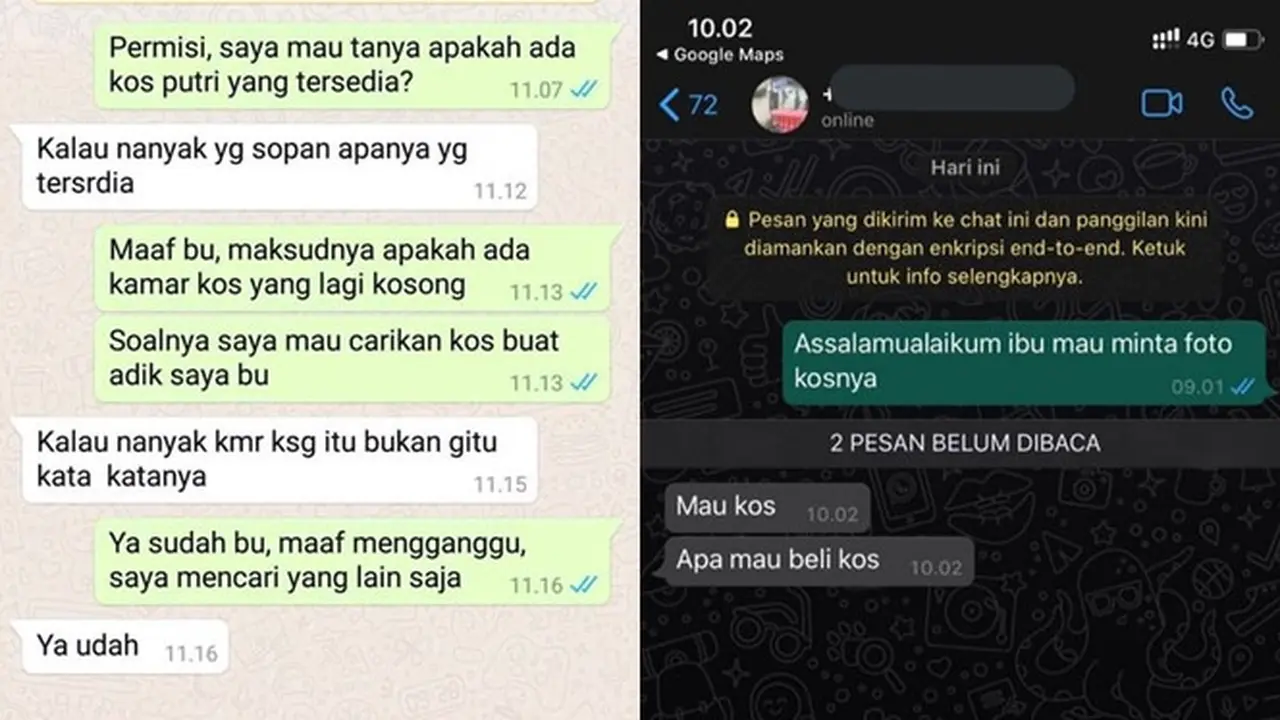 6 Chat Cari Kos Putri Ini Penuh Drama, Bikin Elus Dada