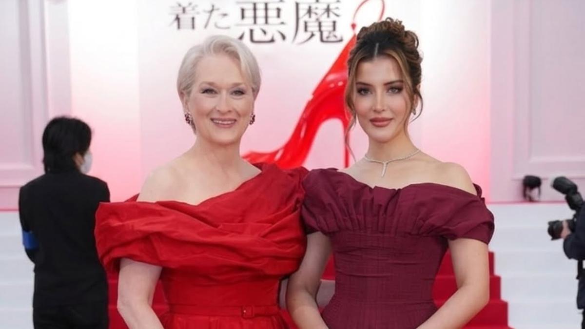 Jadi Tamu Spesial Indonesia, Gaun Merah Tasya Farasya di Red Carpet The Devil Wears Prada 2 Tokyo Terinspirasi Meryl Streep