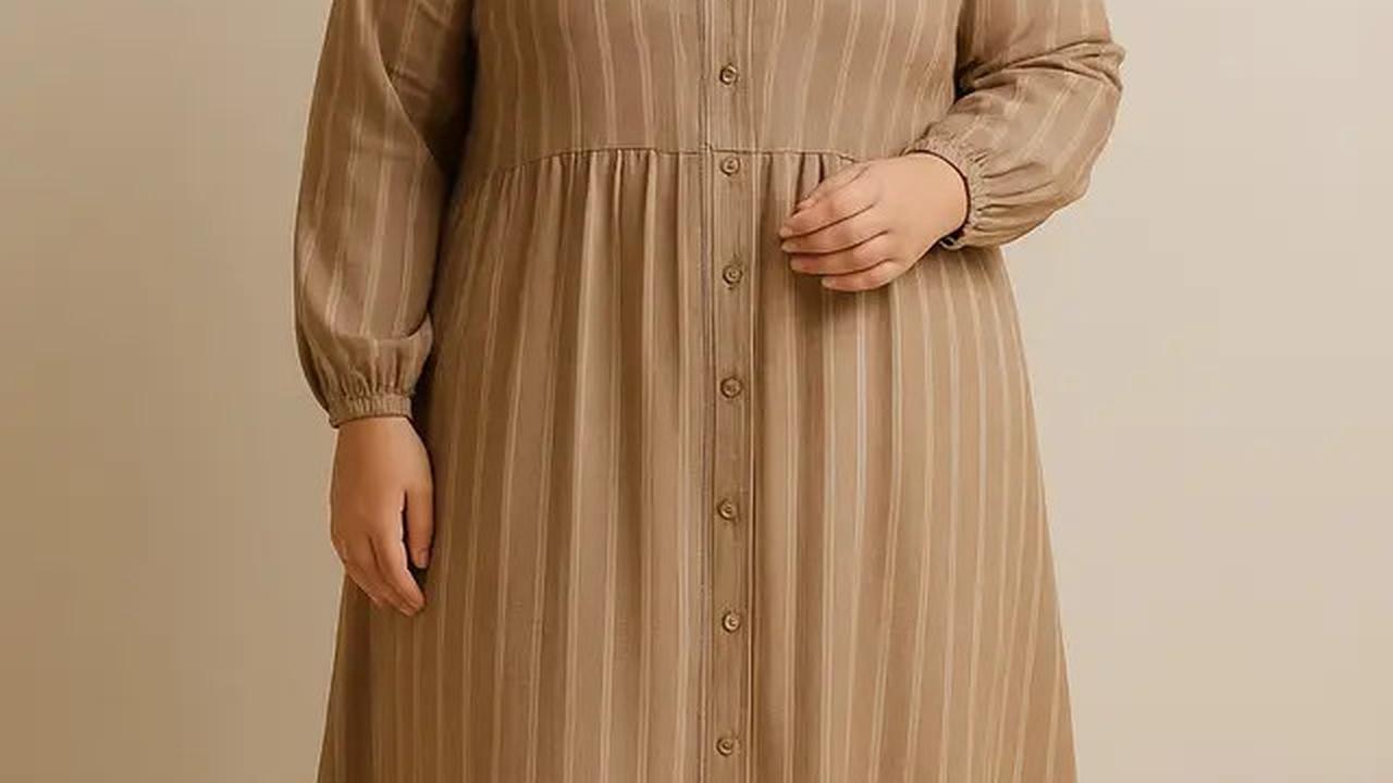 7 Rekomendasi Gamis Salur untuk Orang Gemuk, Lengkap dengan Tips Memilihnya agar Tampil Langsing