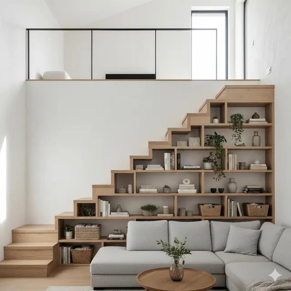 8 Model Rumah Kecil Mezzanine dengan Rak Tangga Multifungsi, Solusi Cerdas Hemat Ruang
