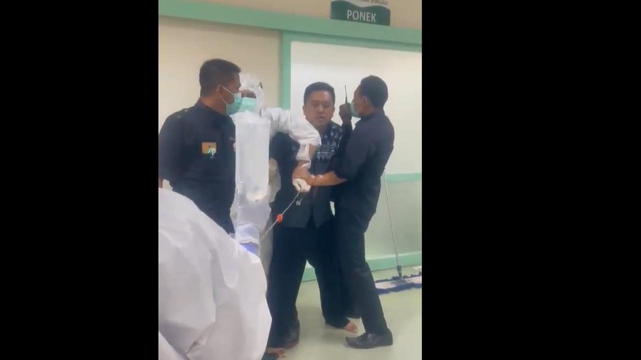 Viral pasien Covid-19 mengamuk di IGD RSUD Pasar Minggu, Jakarta Selatan. (Istimewa)