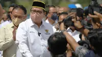 Menteri Kooordinator Bidang Perekonomian Republik Indonesia, Airlangga Hartarto saat lawatan ke Batam, pada Jumat pagi (24/6)/Istimewa.