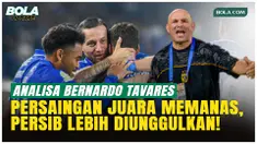 Bernardo Tavares menilai Persib Bandung punya peluang juara lebih besar di BRI Super League 2025/2026 dibanding Borneo FC dan Persija. Pernyataan ini disampaikan jelang laga Persebaya vs Persija di SUGBK, Sabtu (11/4/2026).