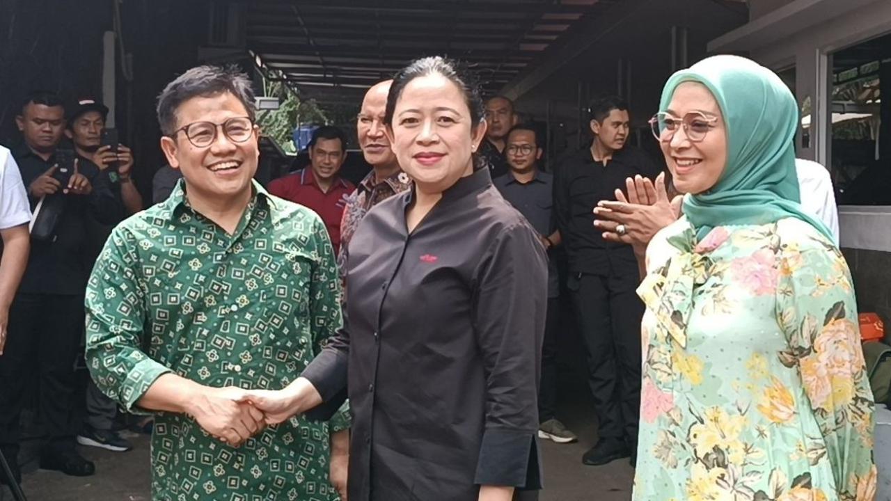 Ketua DPP PDIP Puan Maharani menyebut, Ketua Umum PKB Muhaimin Iskandar (Cak Imin) sebagai kakaknya.