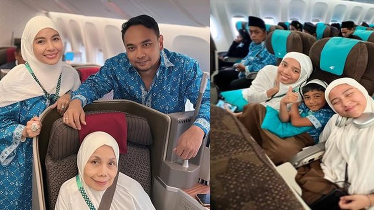Meisya Siregar dan Bebi Romeo Ajak Keluarga Laksanakan Umrah Bersama