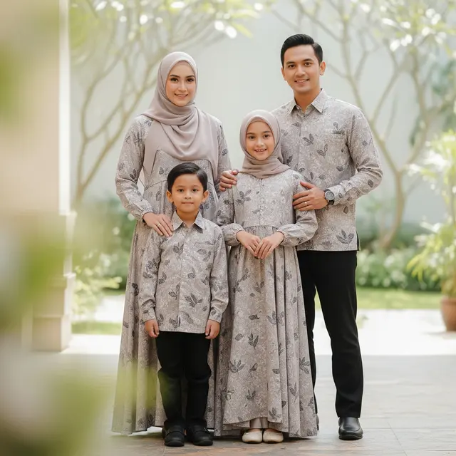 9 Model Gamis Couple Keluarga tapi Tetap Stylish dan Tidak Norak