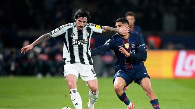 psg vs newcastle sandro tonali