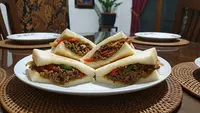 Cara Buat Roti Tawar Isi Daging Sapi Tumis yang Mengenyangkan