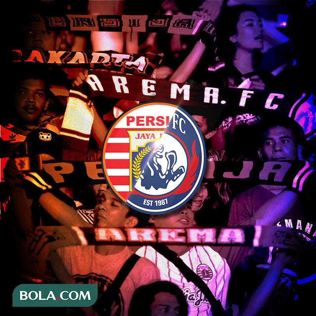 Ilustrasi - Persija Jakarta dan Arema FC