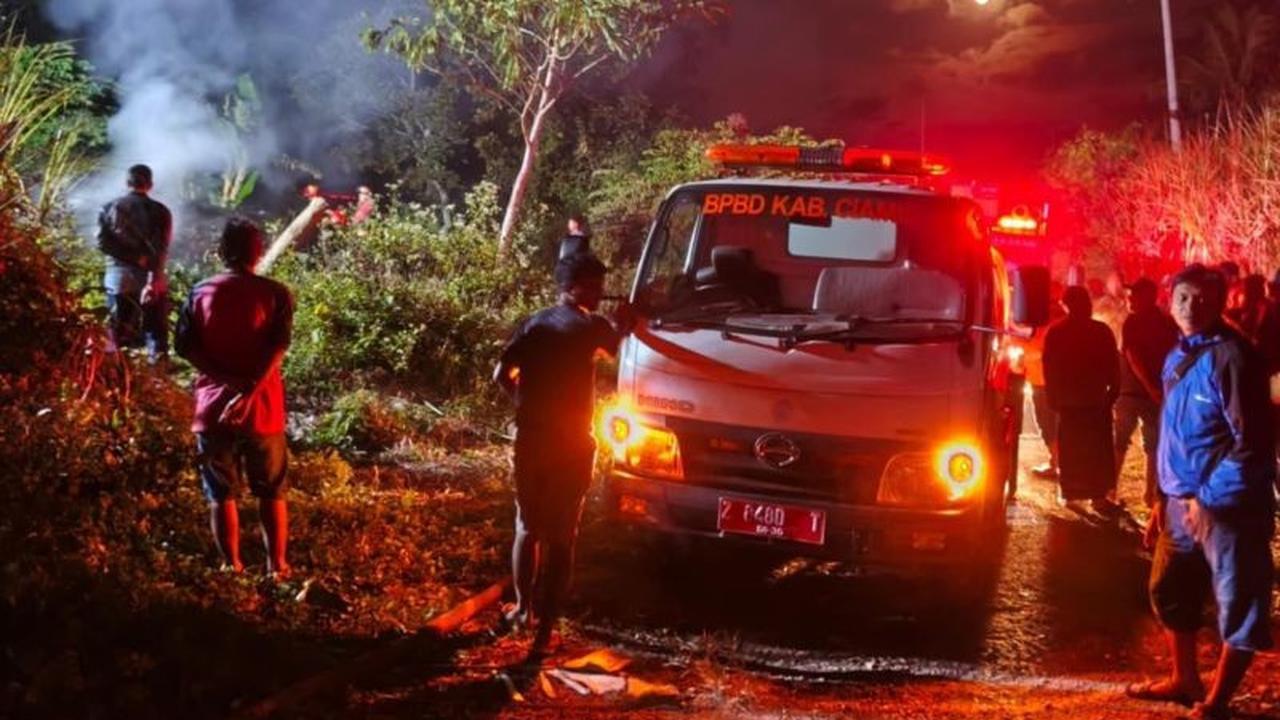 BPBD Ciamis Sigap Atasi Kebakaran Lahan di Handapherang, Warga Diimbau Waspada Musim Kemarau