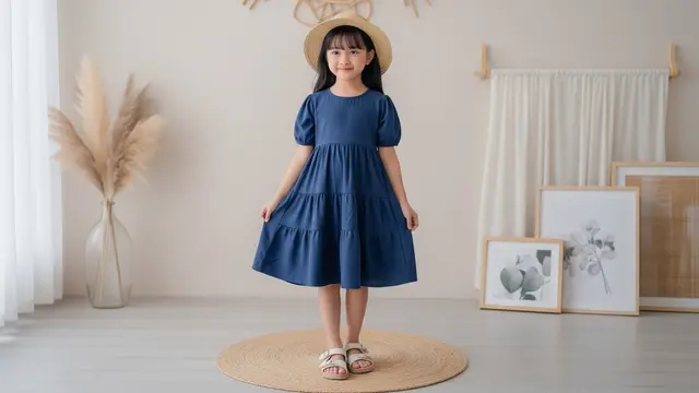 Dress Anak Perempuan dengan Bahan Adem dan Nggak Bikin Keringatan di Berbagai Acara Model