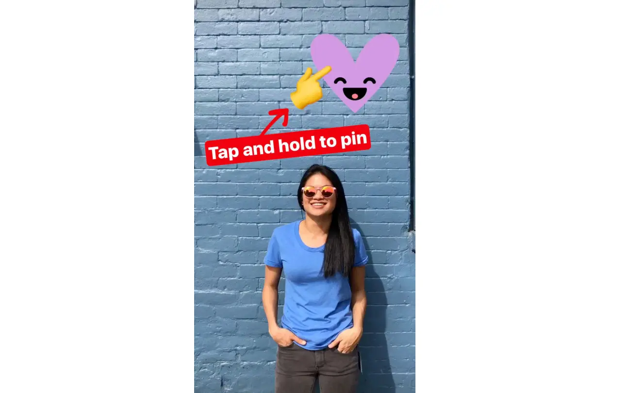 Pin sticker di Instagram Stories (Sumber: blog Instagram)
