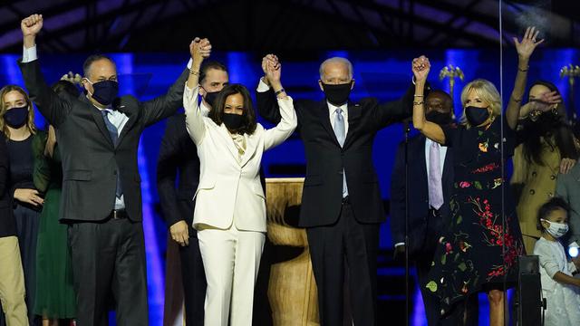 FOTO: Joe Biden - Kamala Harris Sampaikan Pidato Kemenangan Pilpres AS 2020