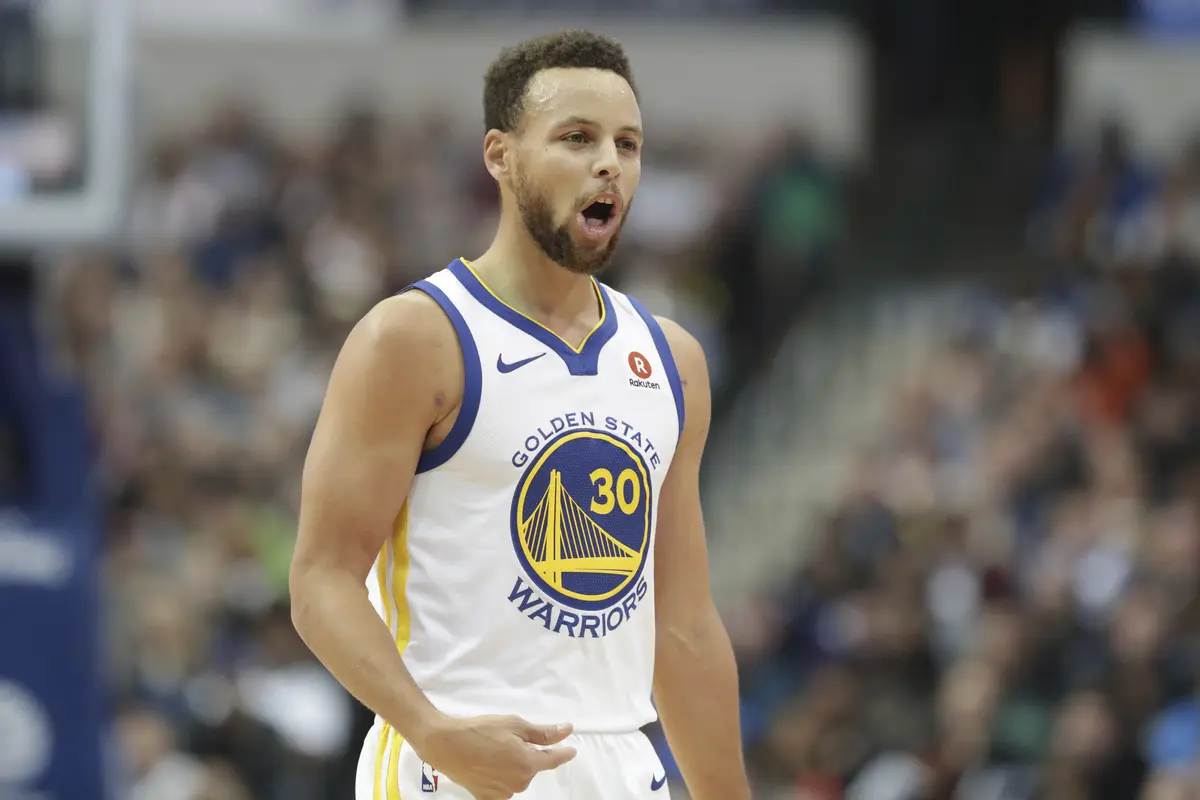 Selebrasi Stephen Curry