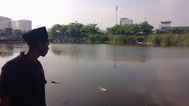Lokasi masjid apung di Makam Mbah Priok, Jakarta