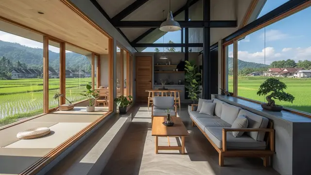 Model Rumah Semi Industrial yang Cocok di Lingkungan Pedesaan