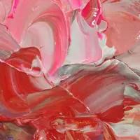 Proses pencampuran cat dari beberapa warna ini sungguh menenangkan siapapun yang melihat.