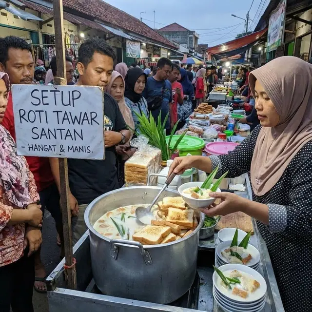Jualan Setup Roti Tawar Santan (Gemini AI)