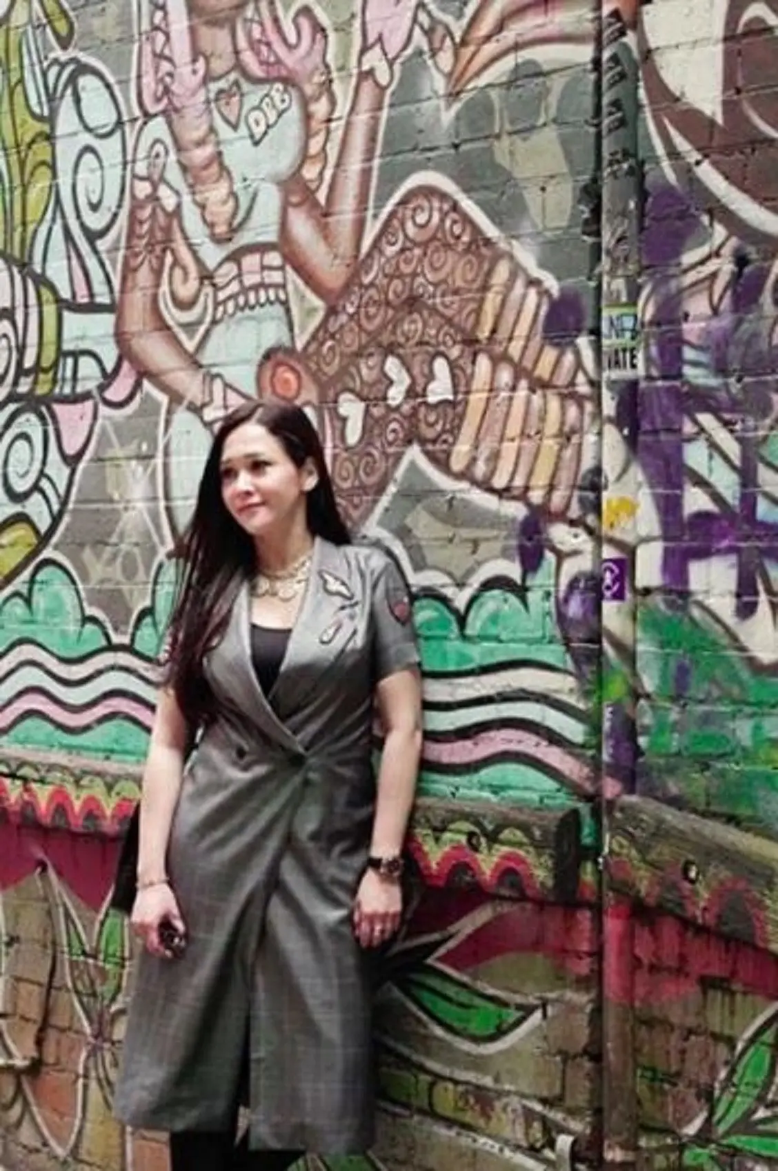 Maia Estianty saat sedang berada di Melbourne, Australia (Instagram/@maiaestiantyreal)