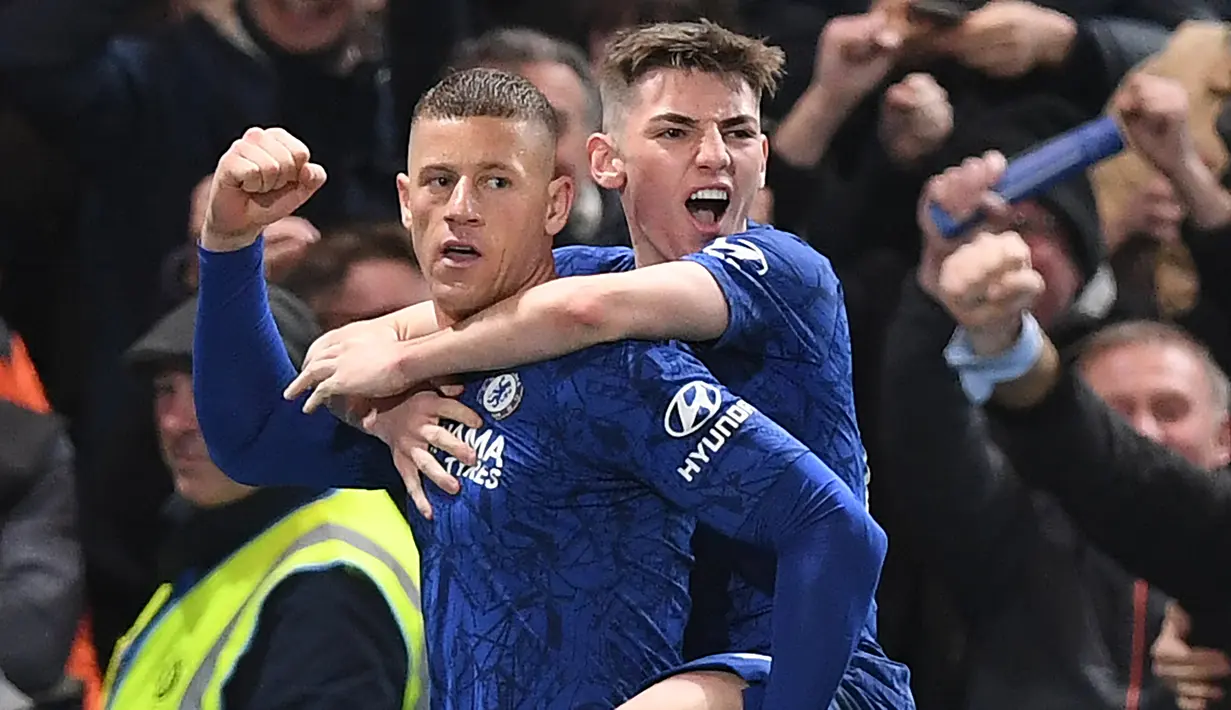 Gilmour mencatatkan persentase umpan sukses mencapai 78 persen, dengan 38 umpan akurat dan satu umpan kunci. Gilmour jadi satu-satunya pemain Chelsea di bawah 20 tahun yang bermain sebagai starter. (AFP/Daniel Leal-Olivas)