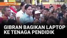 Wapres Gibran Bagi-bagi Perlengkapan Sekolah di Kupang