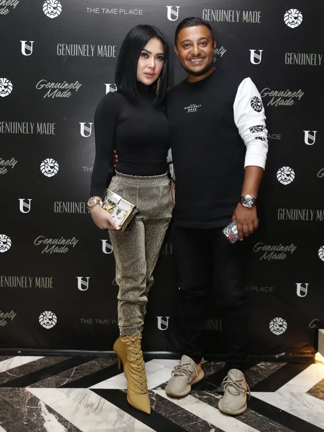 Syahrini dan founder Watchanish dari London