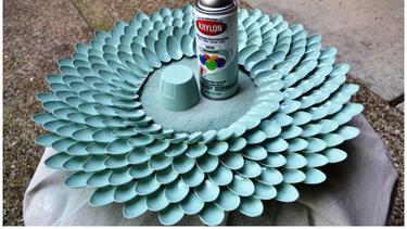 Diy Frame Cermin Unik Dari Sendok Plastik Fashion Fimela Com