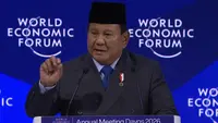 Prabowo Pidato di WEF: Tak Akan Ada Kemakmuran Tanpa Perdamaian