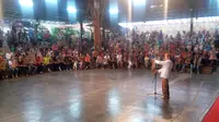 Pertunjukan di Saung Angklung Udjo Bandung. (Liputan6.com/Huyogo Simbolon)