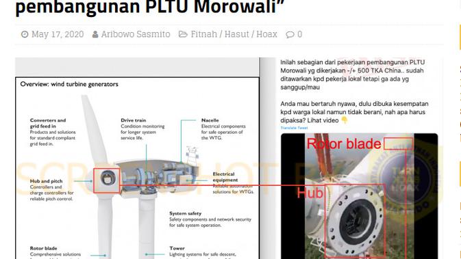 Cek Fakta Liputan6.com menelusuri klaim video pengerjaan PLTU Morowali oleh TKA China
