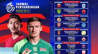 Jadwal live streaming matchweek 9 BRI Liga 1 pekan ini di Vidio. (sum. doc. vidio.com)