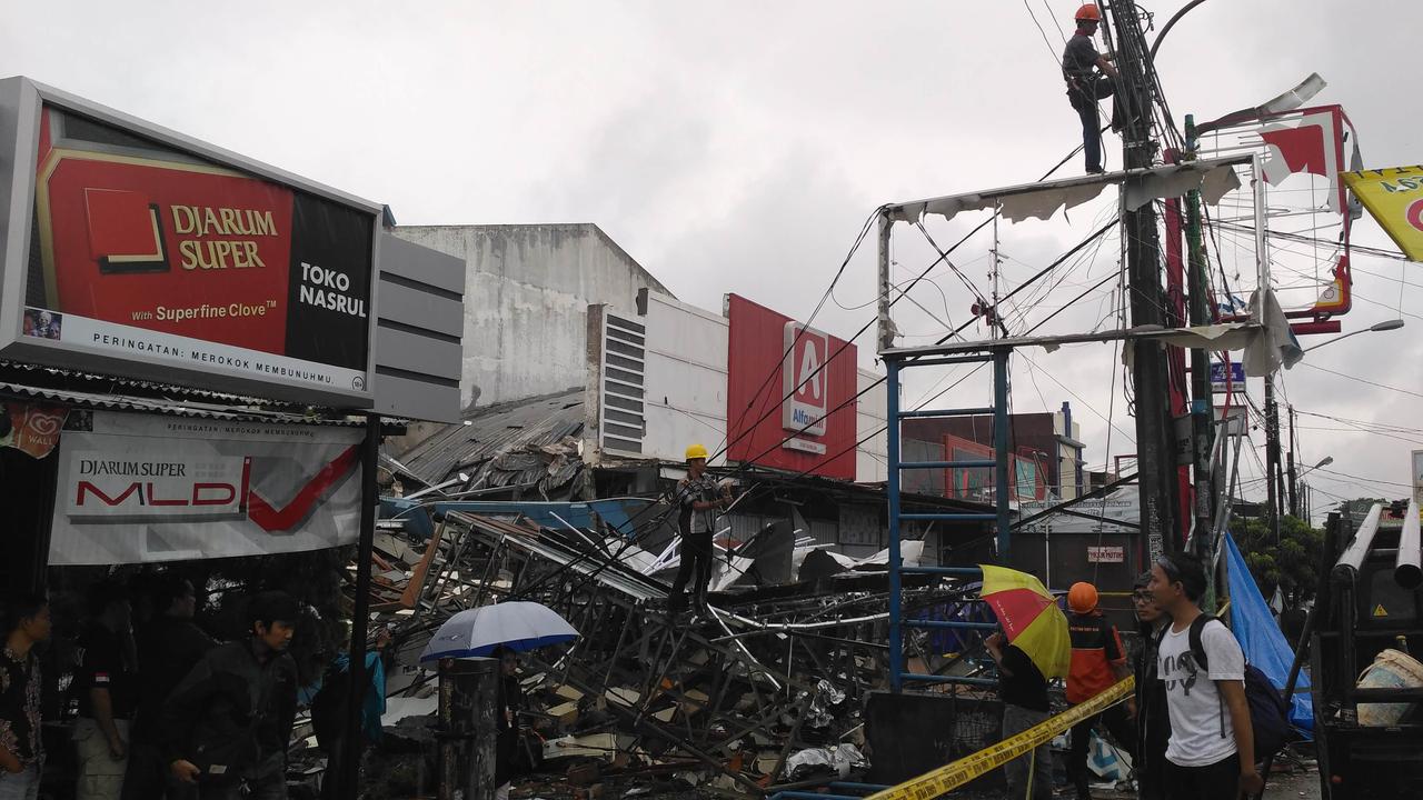 Ledakan terjadi di outlet Pizza Hut Delivery (PHD) Jatimelati, Bekasi, Minggu (23/10/2016) pagi.