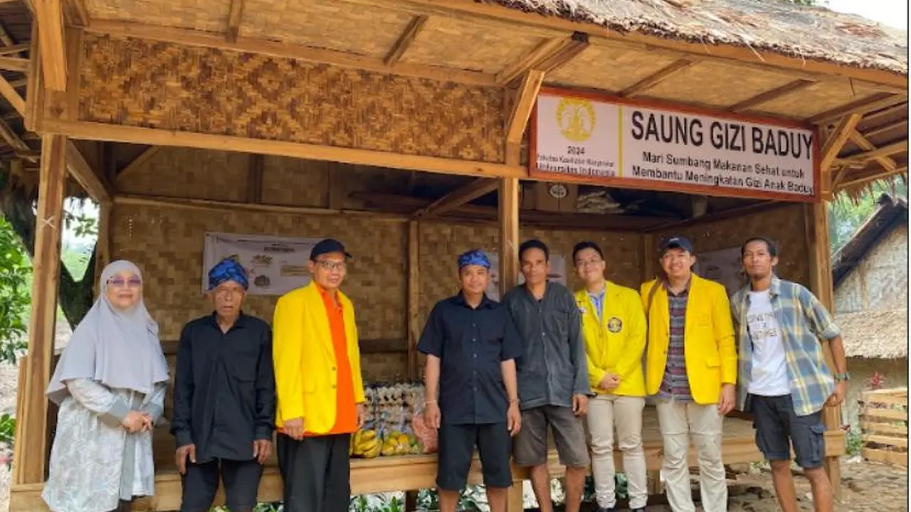 Universitas Indonesia kembali melakukan kegiatan pengabdian dan pemberdayaan masyarakat dengan membuat program saung gizi.