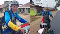 Viral, Kakek Asal Tangsel Naik Sepeda ke Mekkah Ini Tuai Banyak Dukungan
