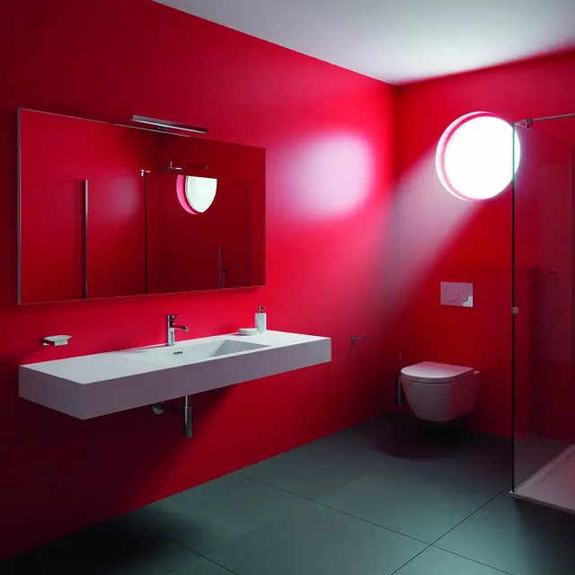 Warna cat kamar mandi yang harus dihindari (Image by Gemini AI)