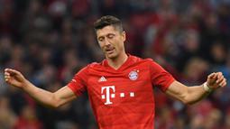 Kesialan Lewandowski tak hanya dirasakan pada edisi ini. Ia juga gagal meraih Ballon d'Or tahun lalu usai penghargaan tersebut ditiadakan karena situasi Covid-19. Padahal, performanya sangat luar biasa pada 2020, dengan mencetak 40 gol dari 36 penampilan. (AFP/Christof Stache)