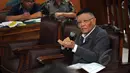 Sidang lanjutan praperadilan BG terhadap KPK kembali digelar di Pengadilan Negeri Jakarta Selatan, Rabu (11/2/2015). Tampak, Prof Romli Atmasasmita saat menjadi saksi pada sidang lanjutan praperadilan BG terhadap KPK. (Liputan6.com/Helmi Fithriansyah)